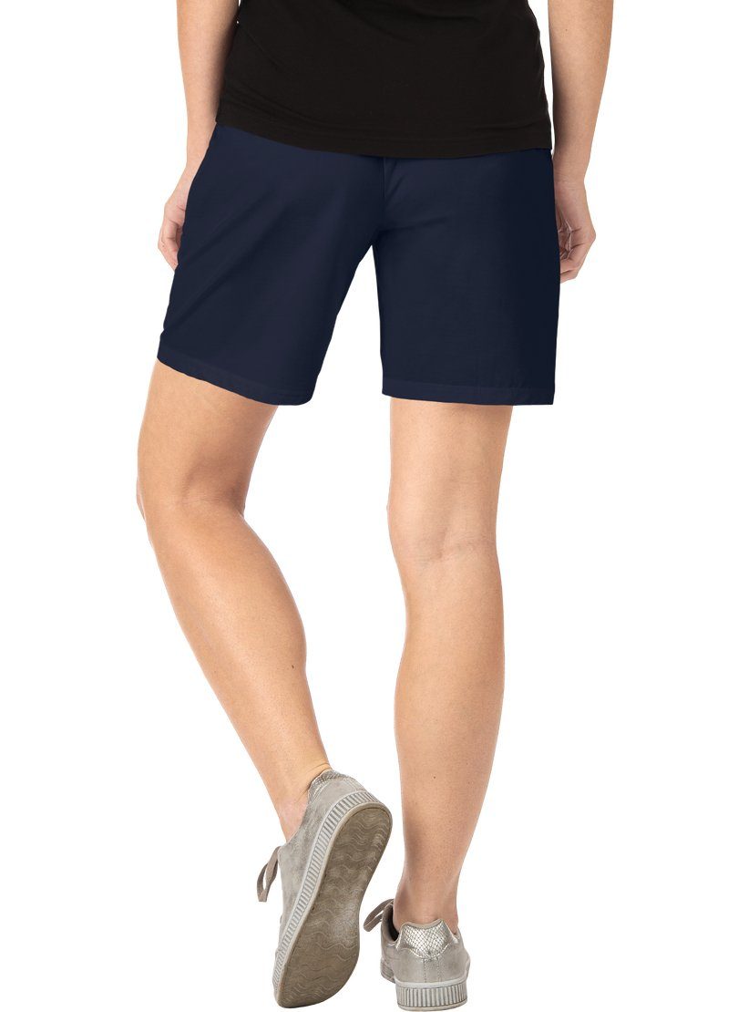 Trigema Jerseyhose TRIGEMA Sport-Shorts mit Innenslip aus Netz (1-tlg)