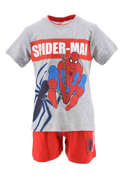 Spiderman T-Shirt & Shorts Marvel Bekleidungs-Set T-Shirt und Shorts (2-tlg) Shorty