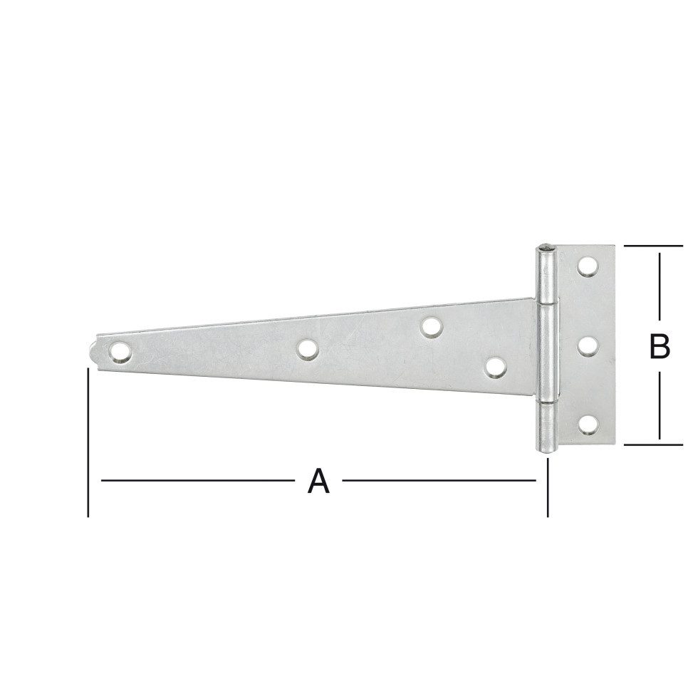 Vormann Winkelband Vormann T-Bänder verzinkt 146 x 68 mm