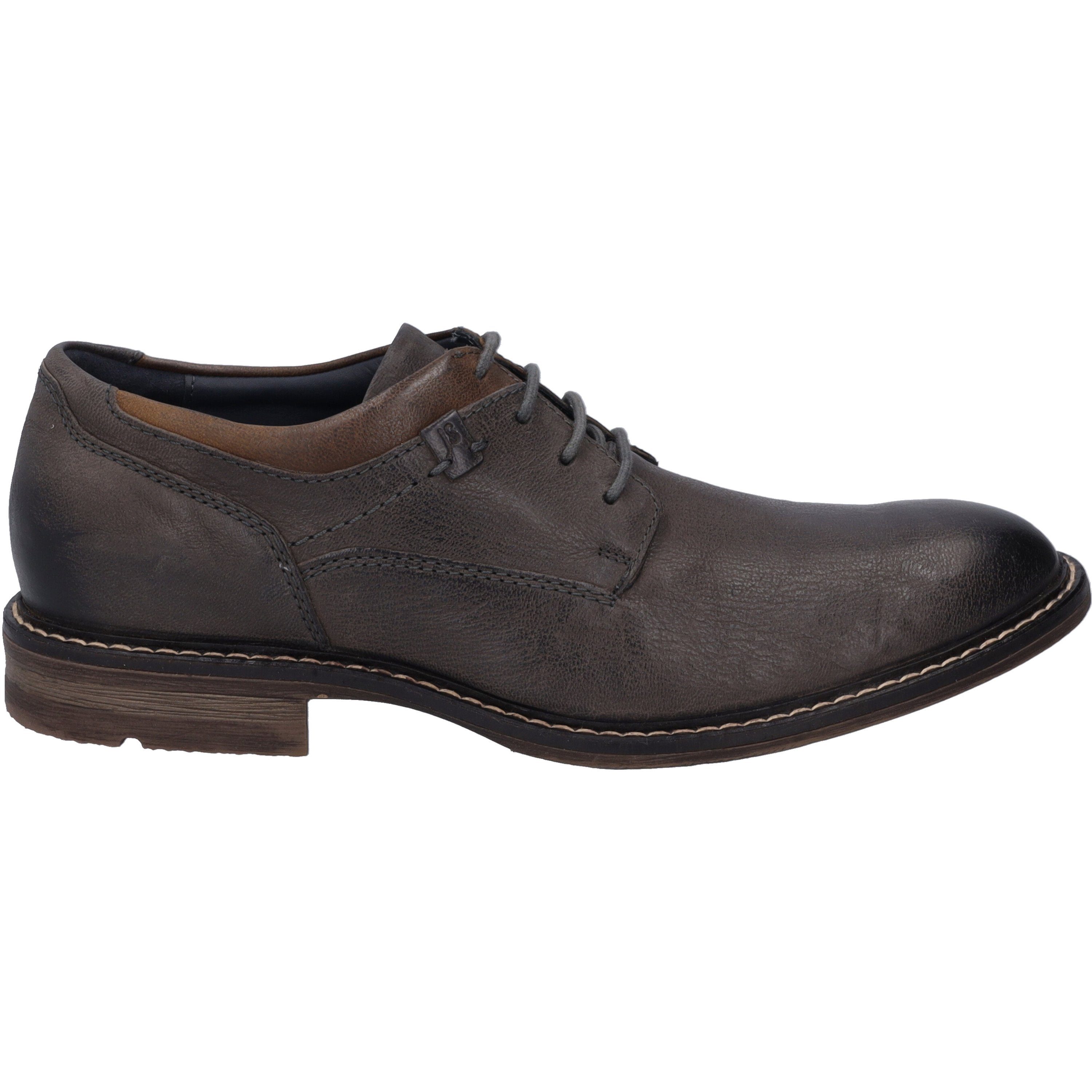 Josef Seibel Earl 05, grau Schnürschuh günstig online kaufen