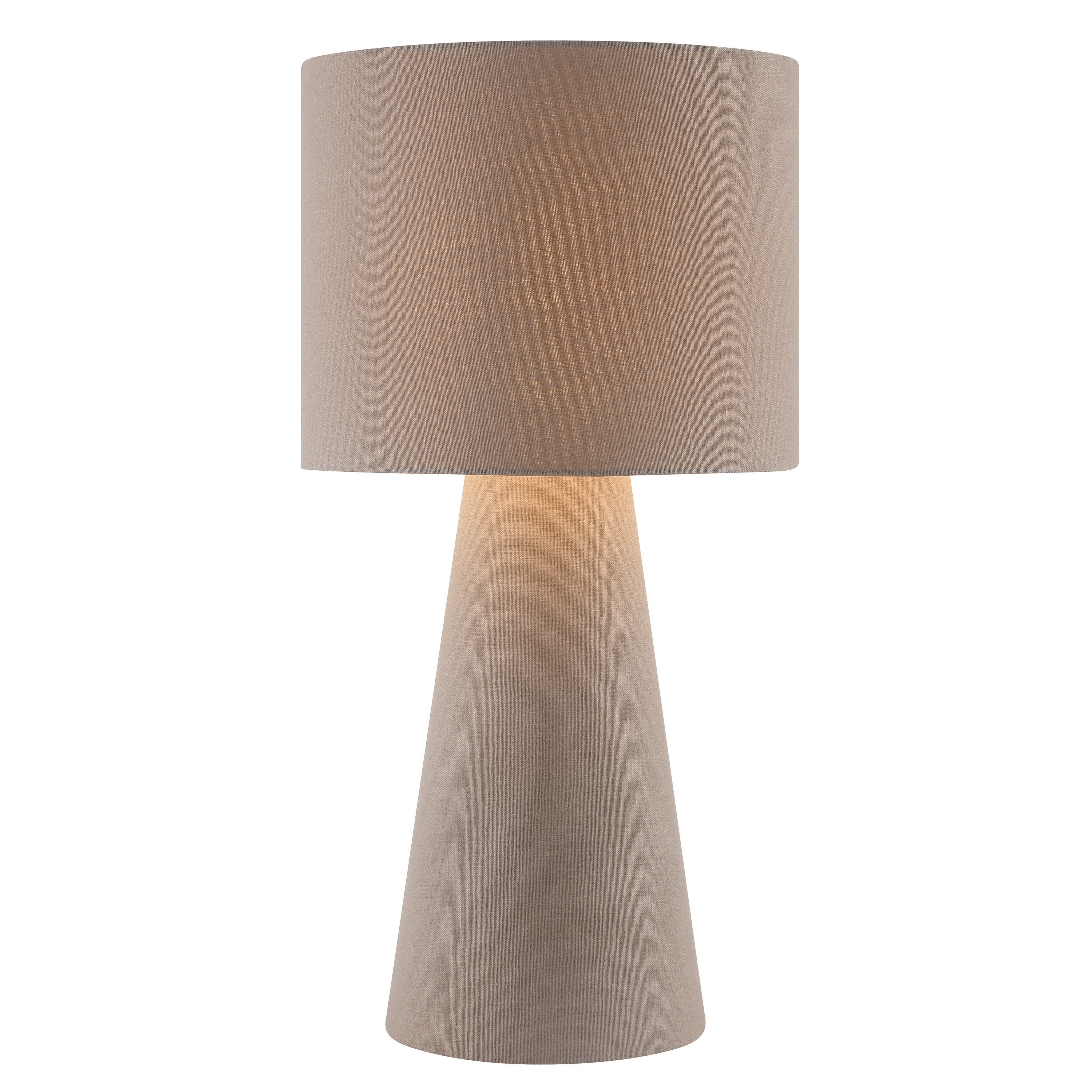 LeGer Home by Lena Gercke Tischleuchte Lienne, ohne Leuchtmittel, Höhe 45 cm, Ø 25 cm, E14, Textilschirm, Schnurzwischenschalter