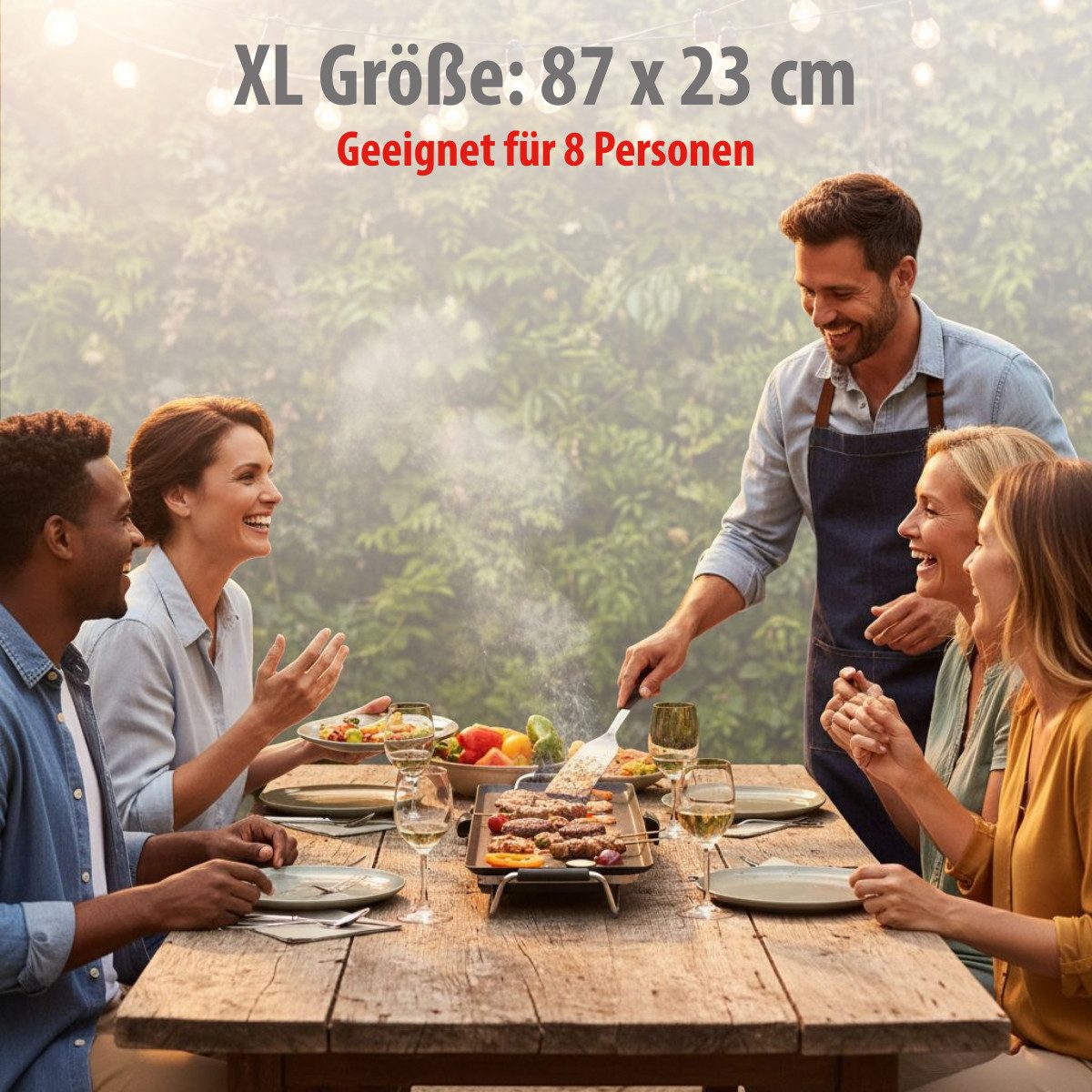 Alpina Grillplatte alpina Grillplatte Teppanyaki XL – Bild 4 von 5