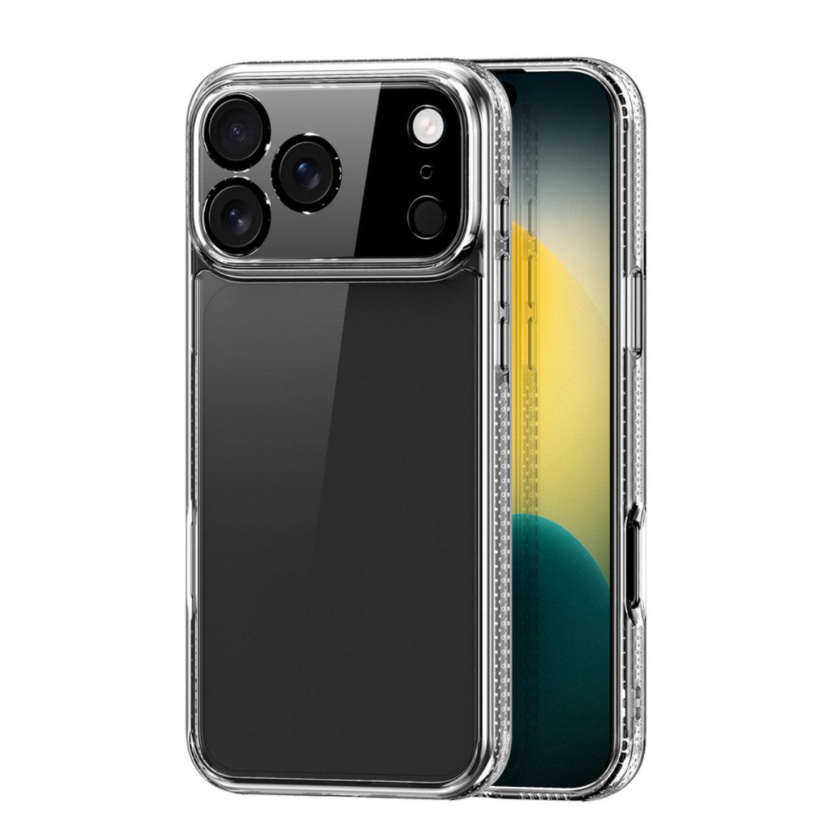 Dux Ducis Handyhülle Clin Kristallklar Case Kompatibel mit iPhone 17 Pro Max Transparent 6,9, Rückseite mit Anti-Vergilbungs-Eigenschaften und Magnetfunktion
