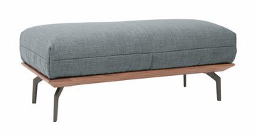 hülsta sofa Polsterhocker hs.40, in 2 Bezugsqualitäten, Holzrahmen in Eiche Natur oder Nussbaum