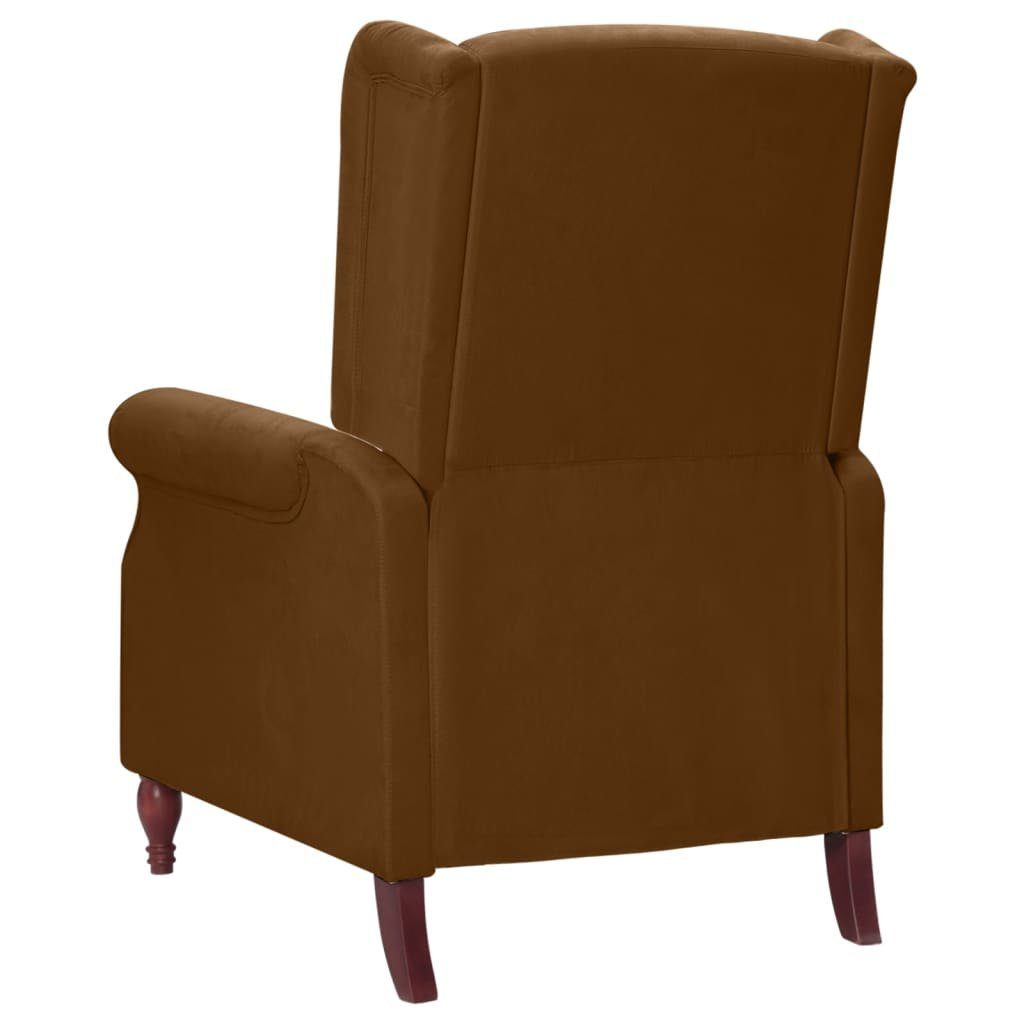 DOTMALL Relaxsessel Armsessel mit Wohnzimmer Braun verstellbare das Holzbeine, für Sessel