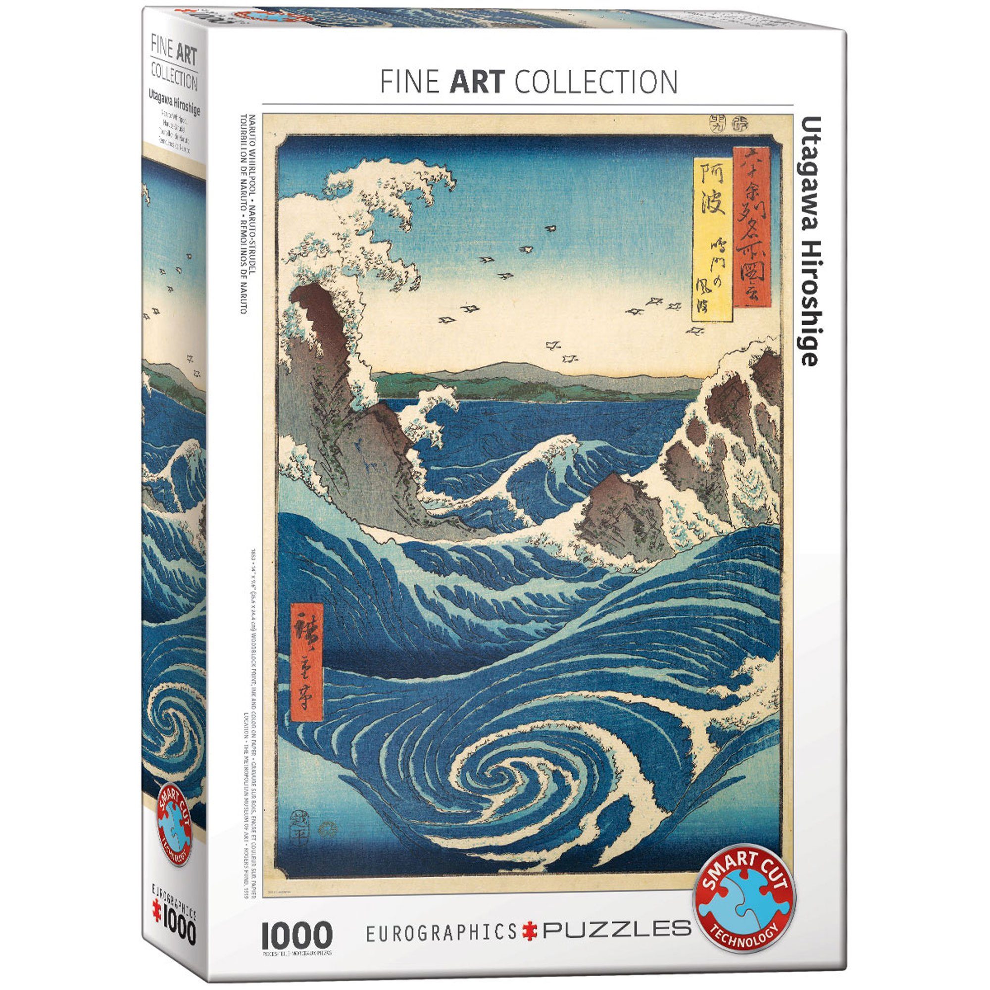 Puzzle 1000 Teile Пазлы - Пазлы - Utagawa Hiroshige - Naruto Whirlpool, Пазлыteile