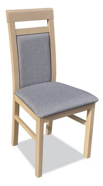 Beautysofa Sitzgruppe Essgruppe Tisch 160-200 cm+6 Stühle, laminierte Tischplatte