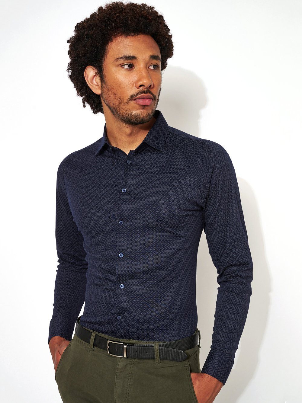 Langarmhemd Jerseyhemd Casual Kent langarm