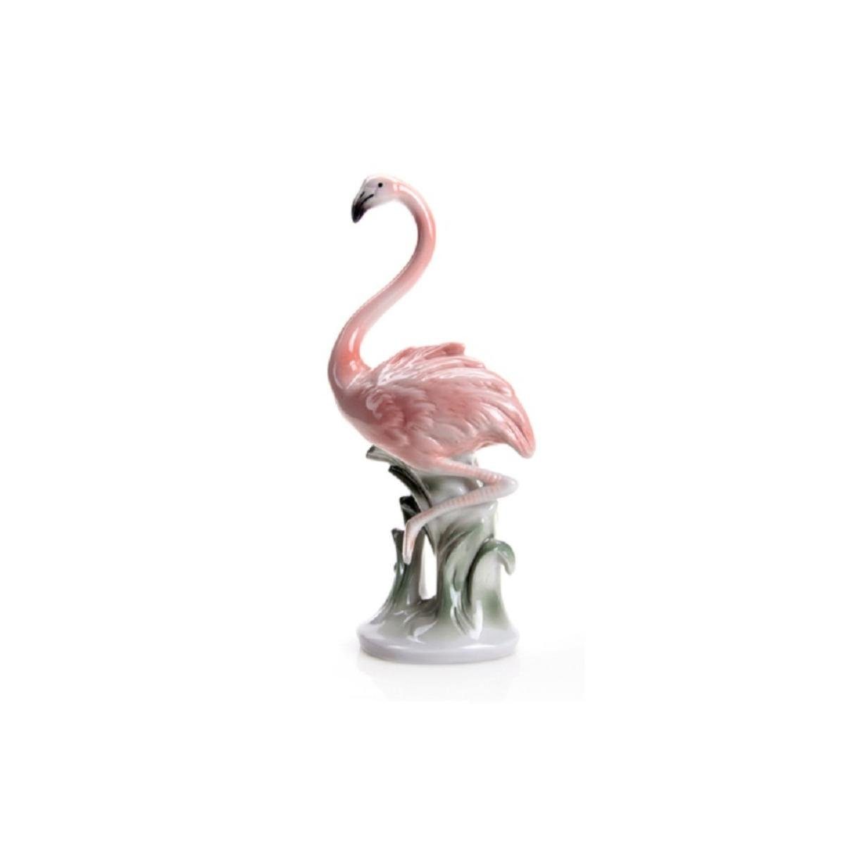 Wagner & Apel 02835/40 Dekofigur Flamingo Porzellan 