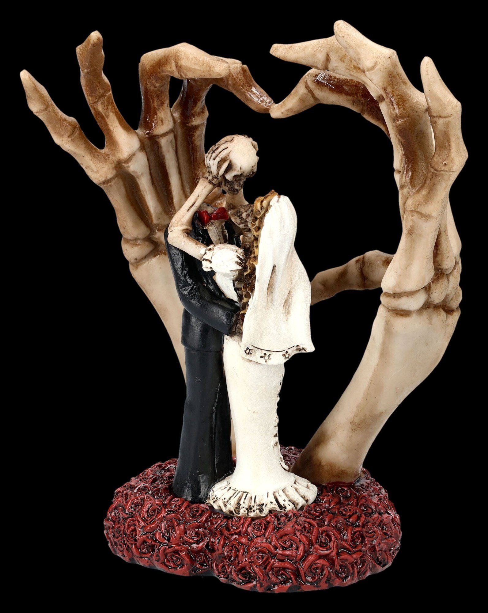 Dekofigur Figur Dekofigur From Figuren Gothic Brautpaar Forward This Day Skelett - GmbH Shop -