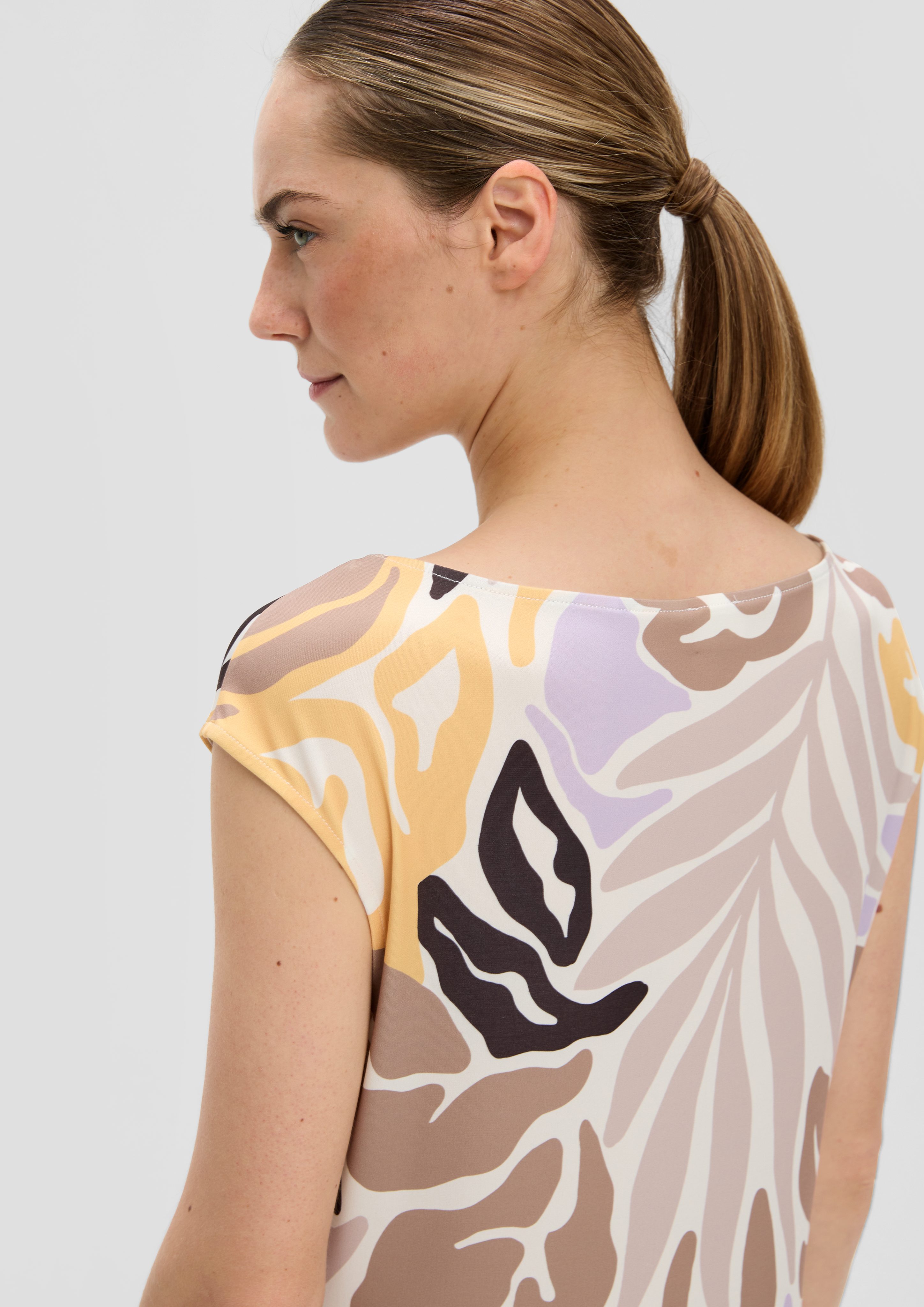 s.Oliver BLACK LABEL Minikleid Ärmelloses Jersey-Kleid günstig online kaufen