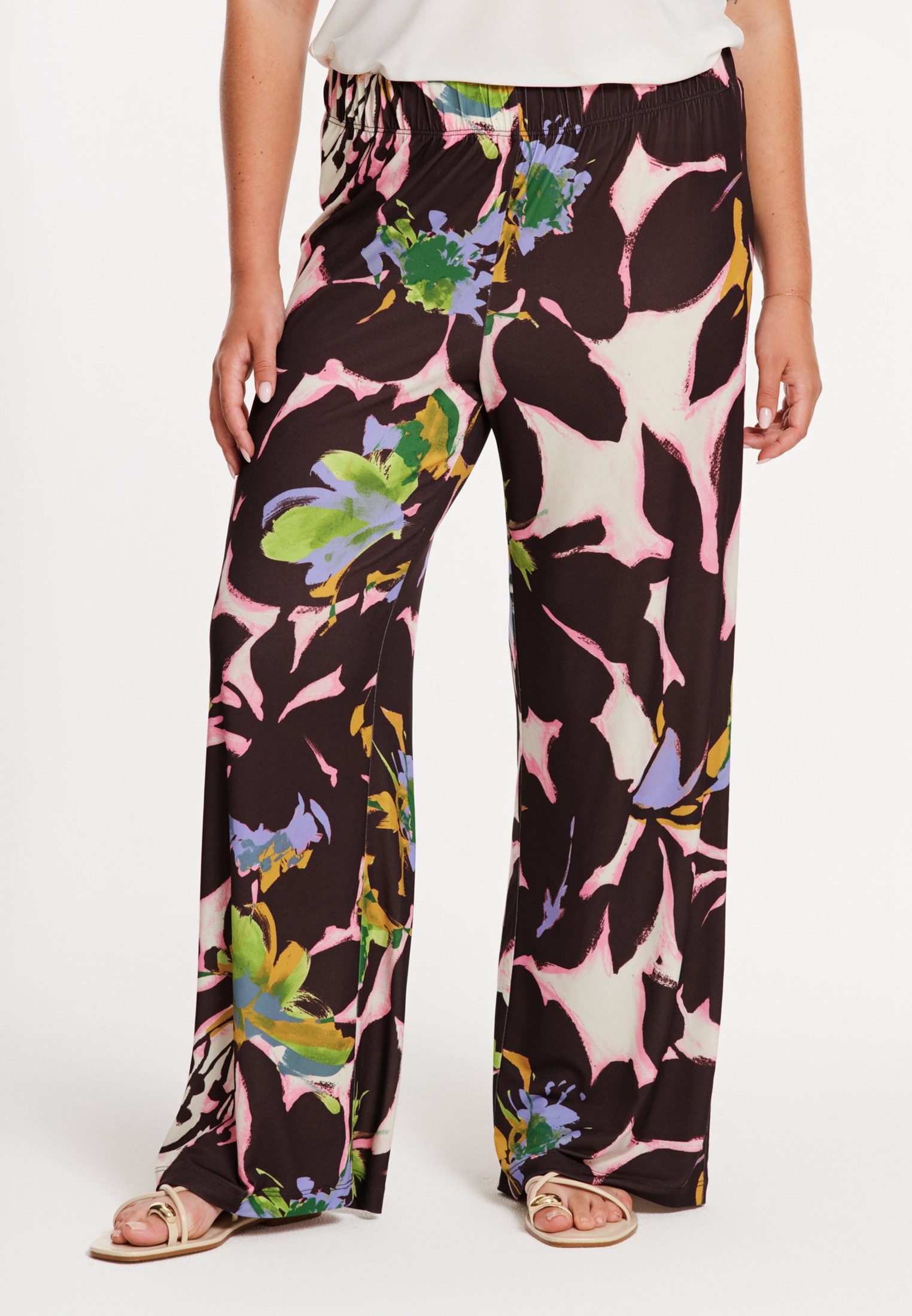 YOEK Bootcuthose Damen Hose mit Druck