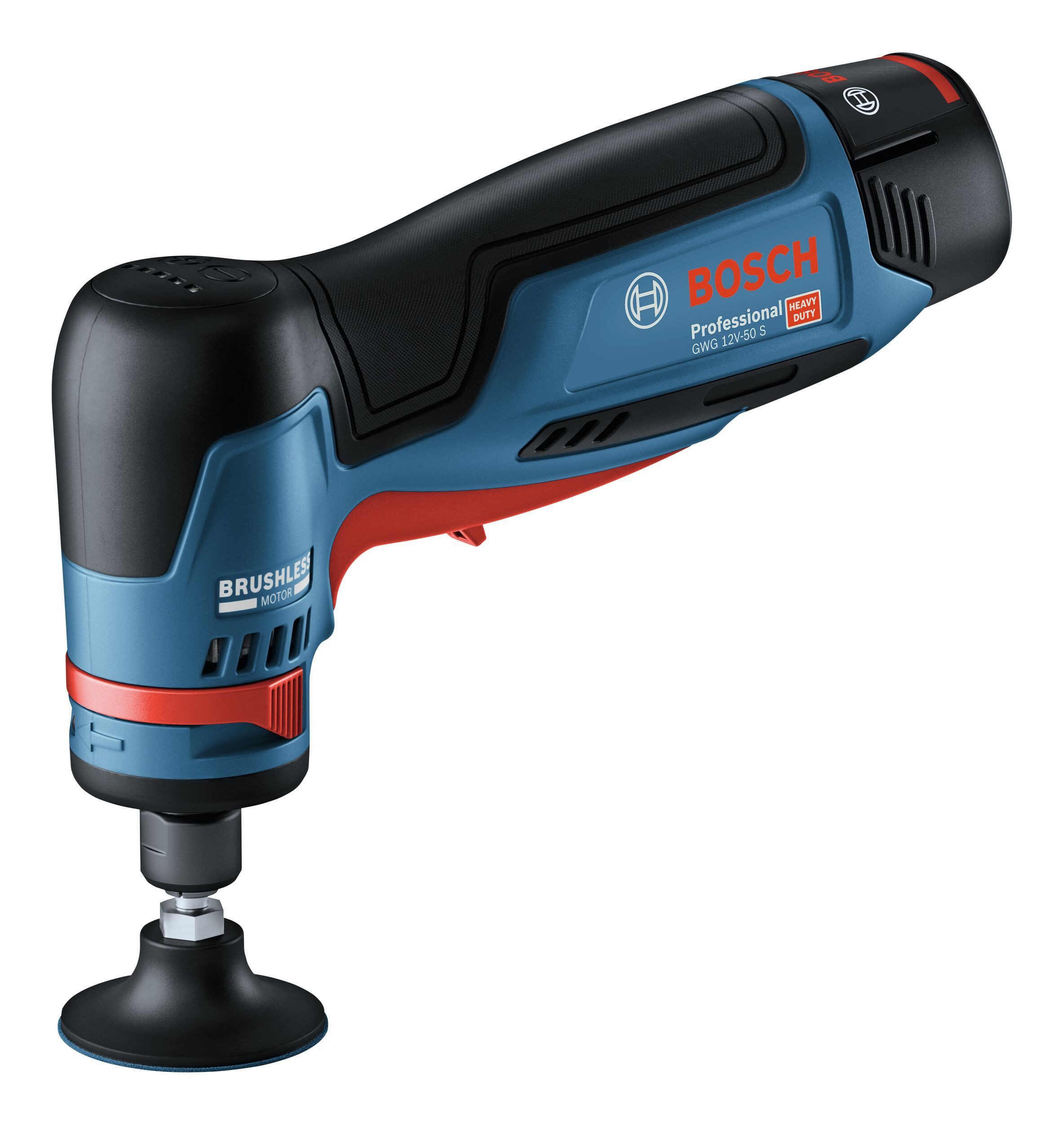 BOSCH Akku-Geradschleifer GWG 12V-50 S, max. 15000 U/min, Ohne Akku - im Karton