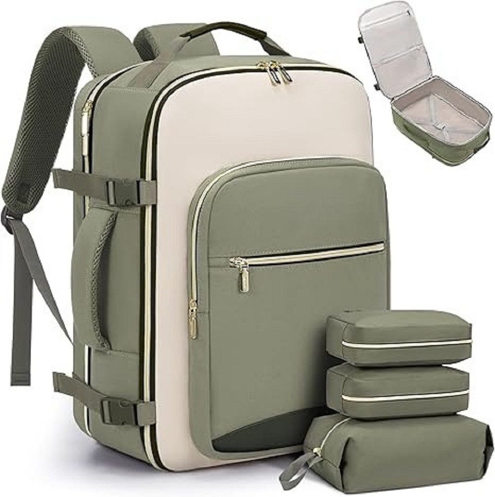 LIANNA Notebook-Rucksack Laptoprucksack 40L Anti-Diebstahl Reiserucksack mit Taschen (1-tlg)