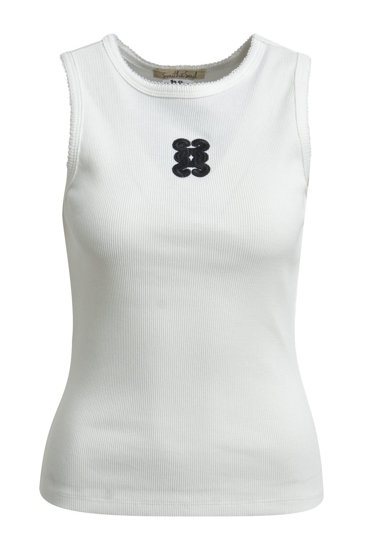Smith & Soul Trägertop Fitted Rib Tanktop 3D Anagram