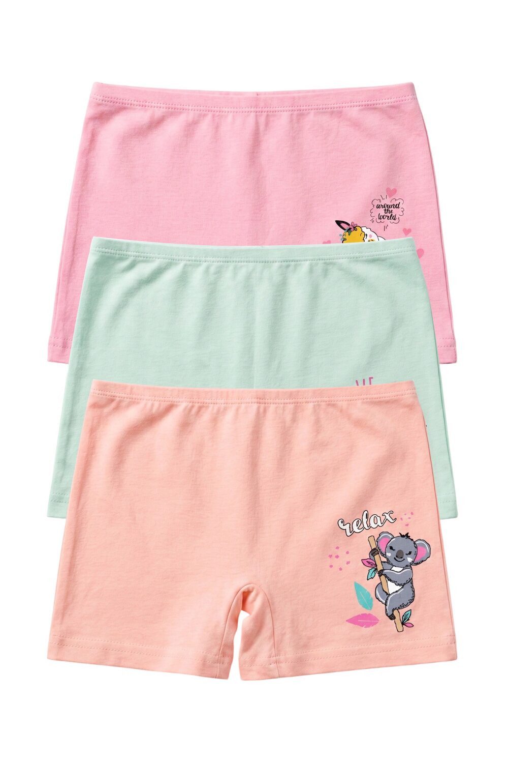 öts Unterkleid Öts Mädchen Boxershorts 3er-Pack (96% Baumwolle)