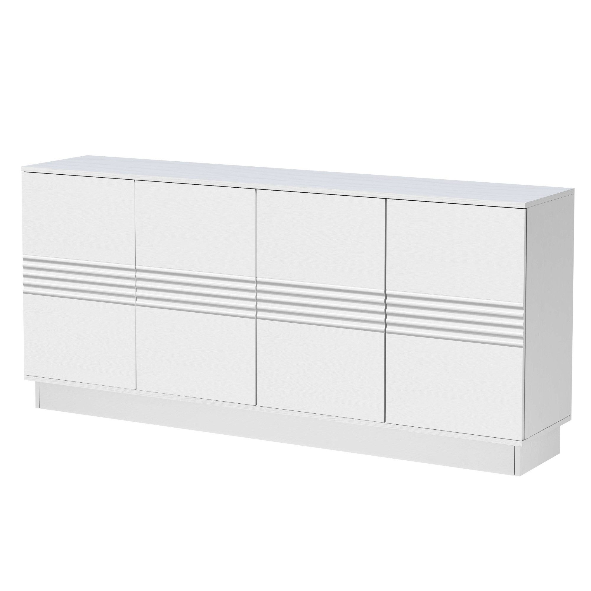 OTTO home Sideboard Angers, Kommode, Push-to-open, 4 Türen, Breite 180 cm