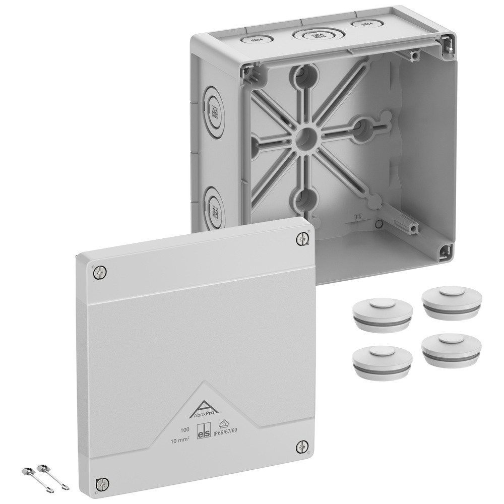 SPELSBERG Verteilerbox Spelsberg 41040001 Abzweigkasten (L x B x H) 152 x 152 x 85 mm Grau IP