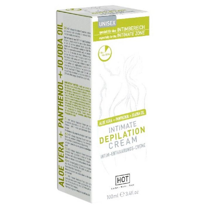 HOT Intimpflege Intimate Depilation Cream Tube mit 100ml Enthaarungscreme für SIE und IHN
