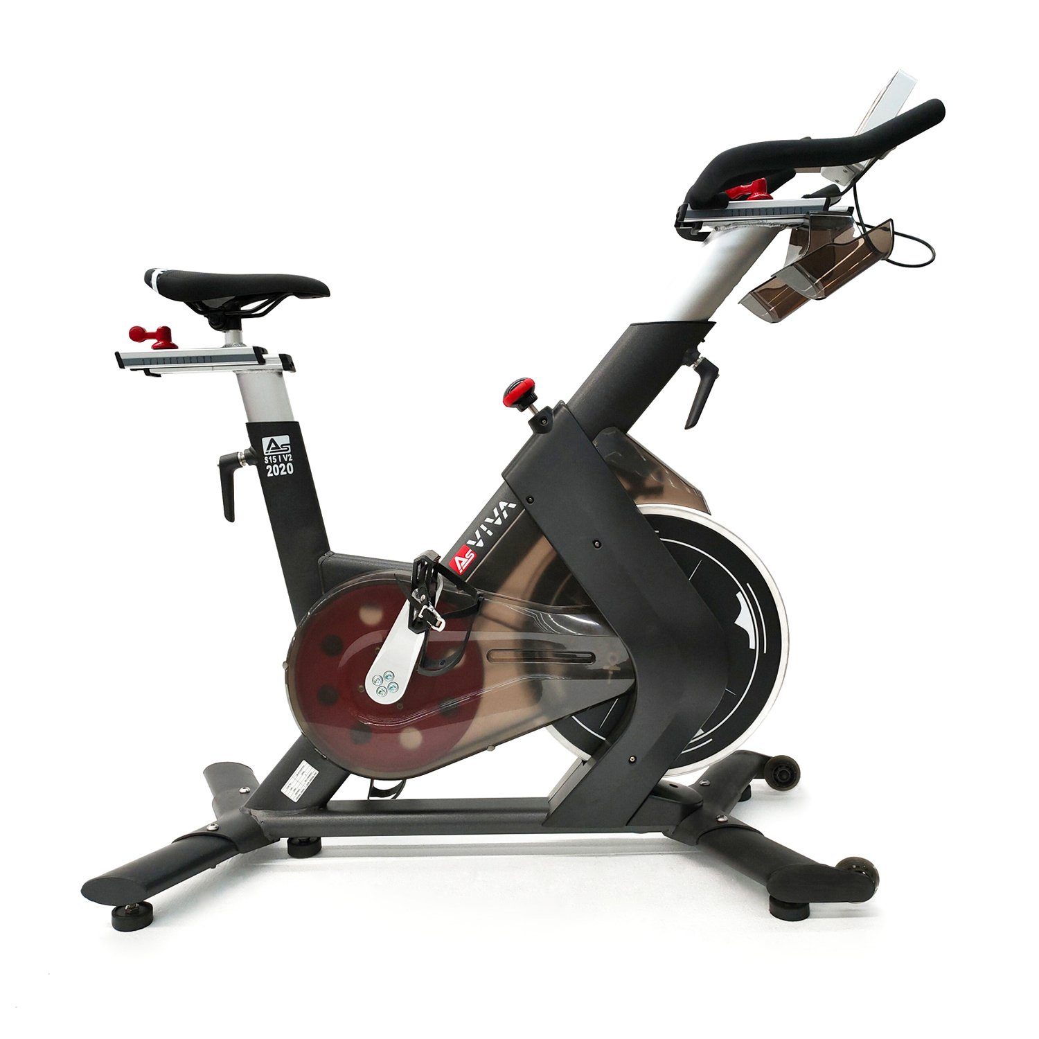 AsVIVA Fitness S15 AsVIVA SPD Shimano Speedbike Bluetooth, kompatibel Indoor kompatibel, Cycle Klickpedale App