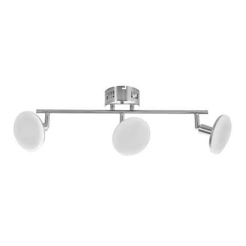 bmf-versand Deckenleuchte Nino Leuchten Deckenleuchte LED Deckenlampe Deckenstrahler 3 Flammig