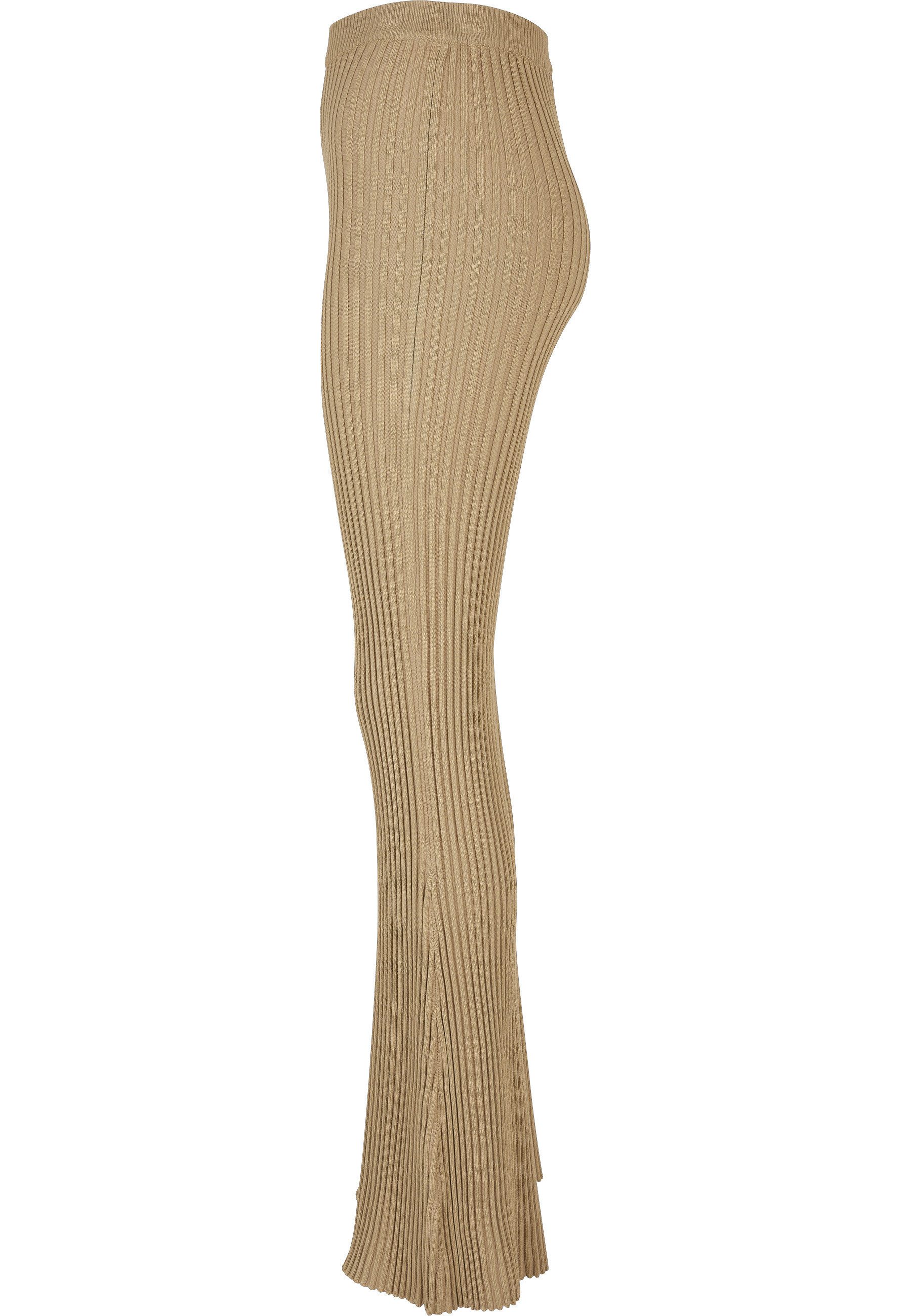 URBAN CLASSICS Leggings Urban Classics Damen Ladies Flared Rib Knit Leggings (1-tlg)