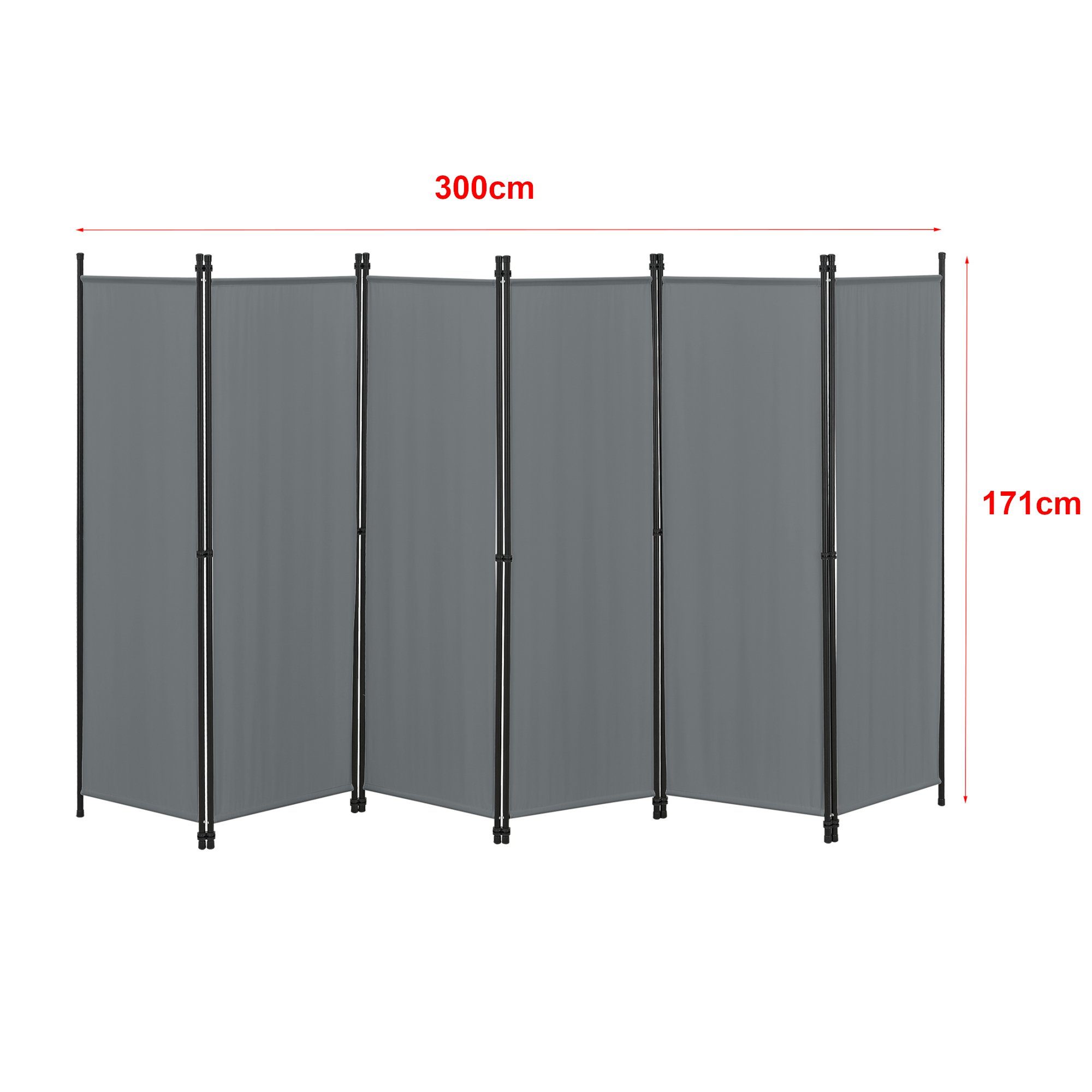 en.casa Paravent, »Huesca« Spanische Wand 6-teilig Sichtschutz 300x171cm Du günstig online kaufen