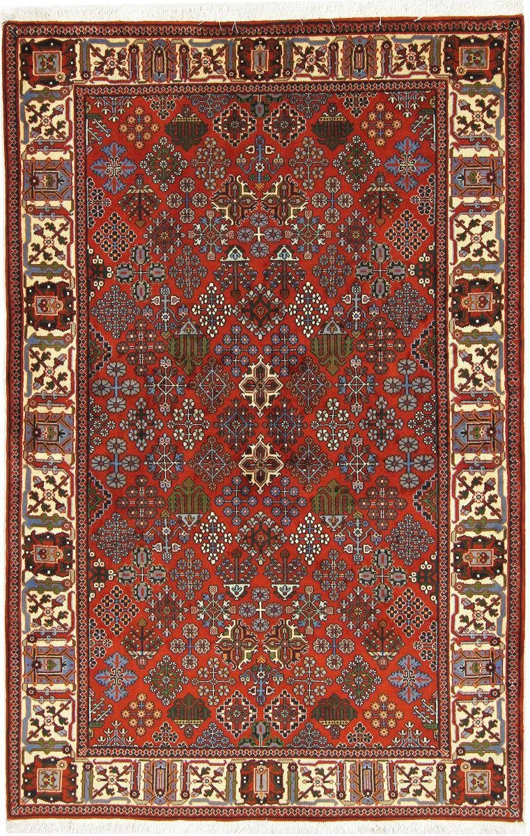 Orientteppich Meymeh 132x204 Handgeknüpfter Orientteppich / Perserteppich, Nain Trading, rechteckig, Höhe: 12 mm