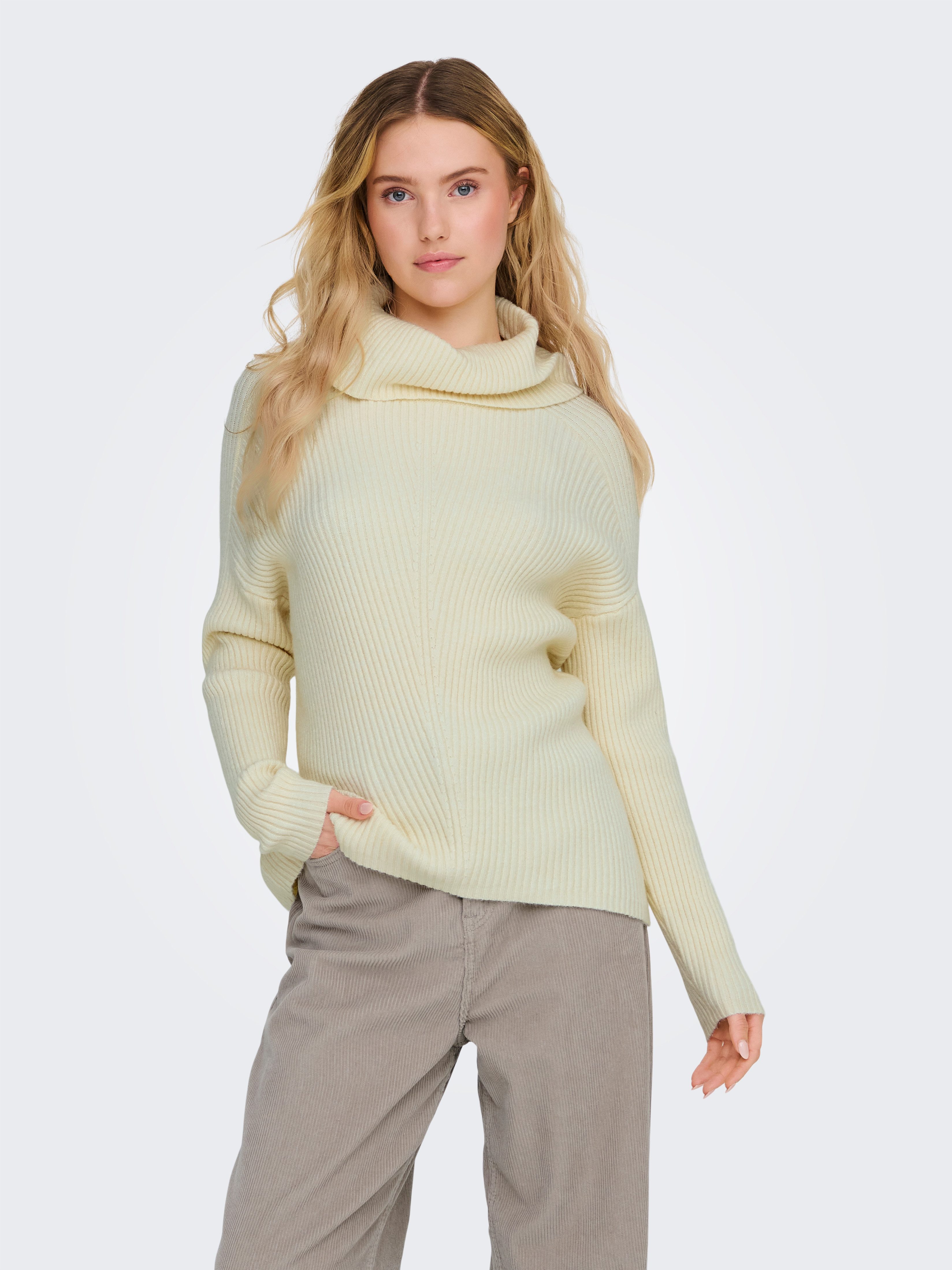 Rollkragenpullover ONLKATIA LS SADDLE ROLL NECK CC KNT