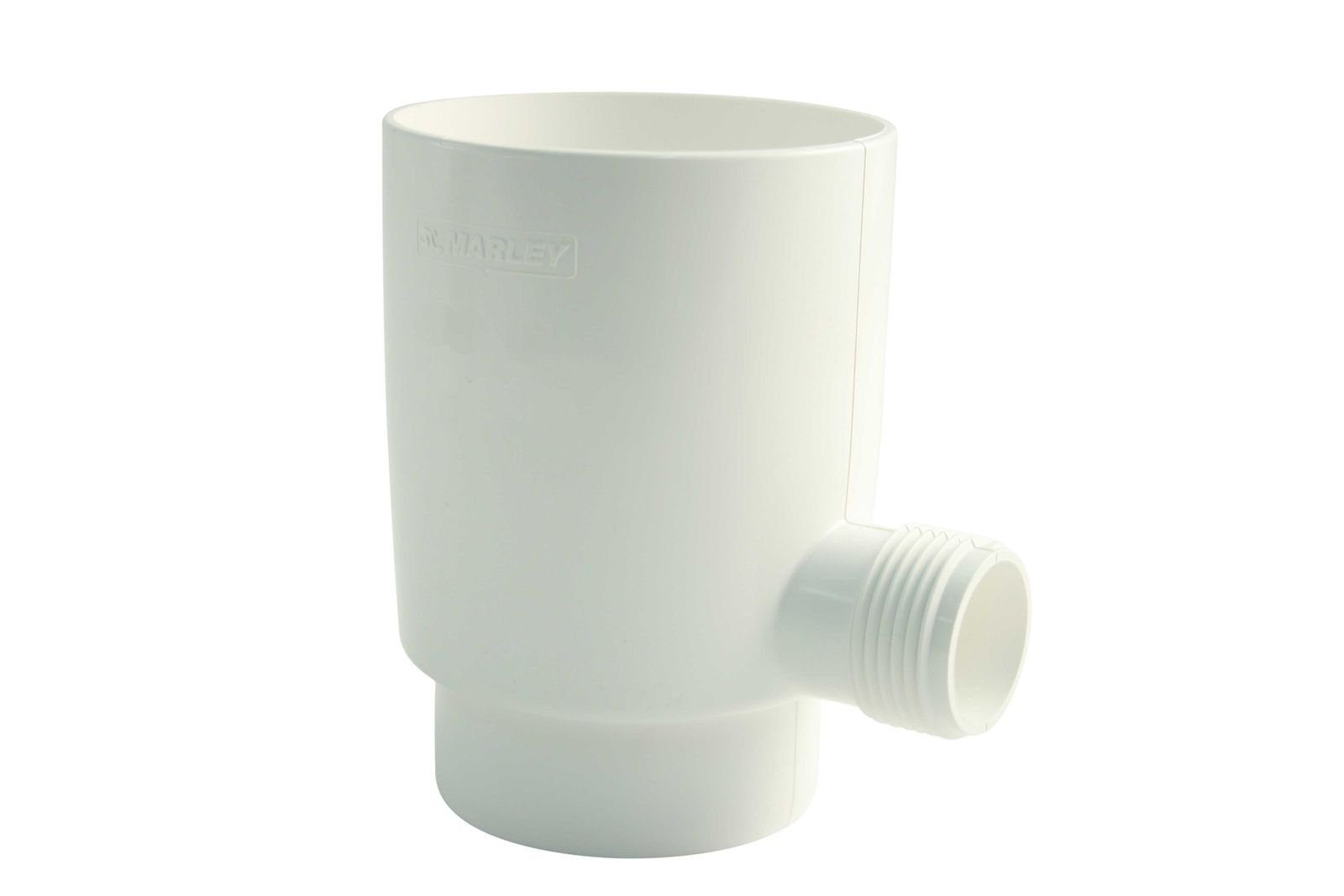 Marley Deutschland GmbH Entwässerungsrinne Regensammler + Überlaufstop DN 105mm weiß, 1-St., Hoher Wirkungsgrad >95%
