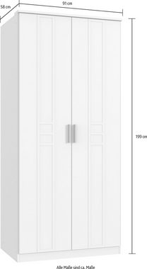 Wimex Kleiderschrank Borkum wahlweise 91cm oder 135cm breit