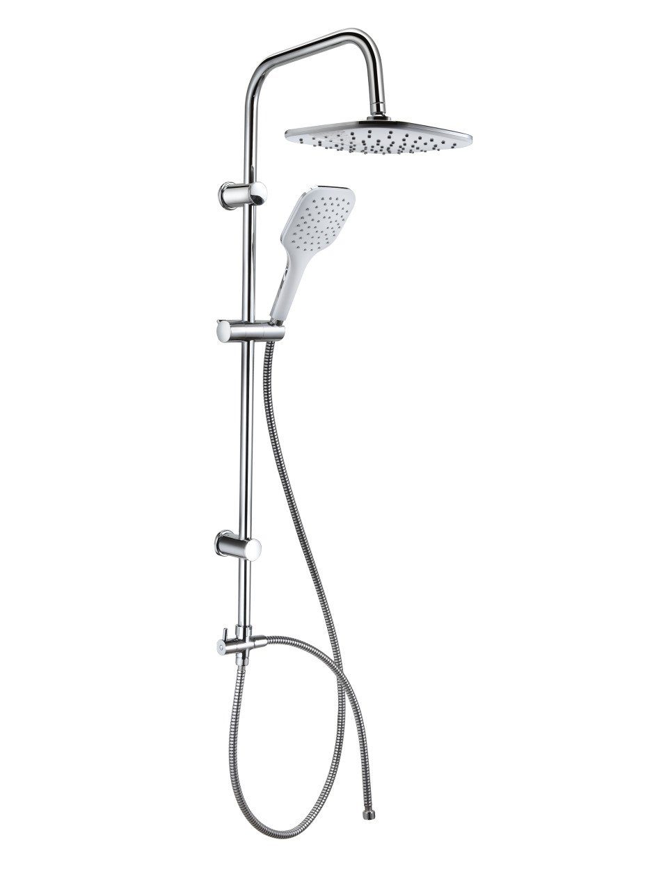 Trend Line Duschsystem TrendLine Duschsystem Quattro White chrom