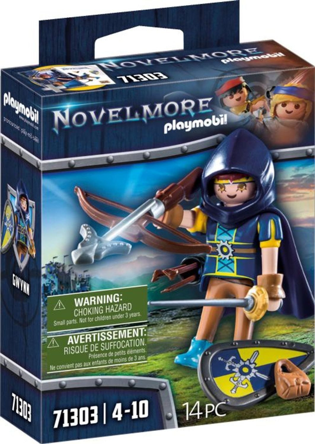 Playmobil® Novelmore Gwynn mit Kampfausrüstung Konstruktions-Spielset, (Gwynn mit Kampfausrüstung), Made in Europe