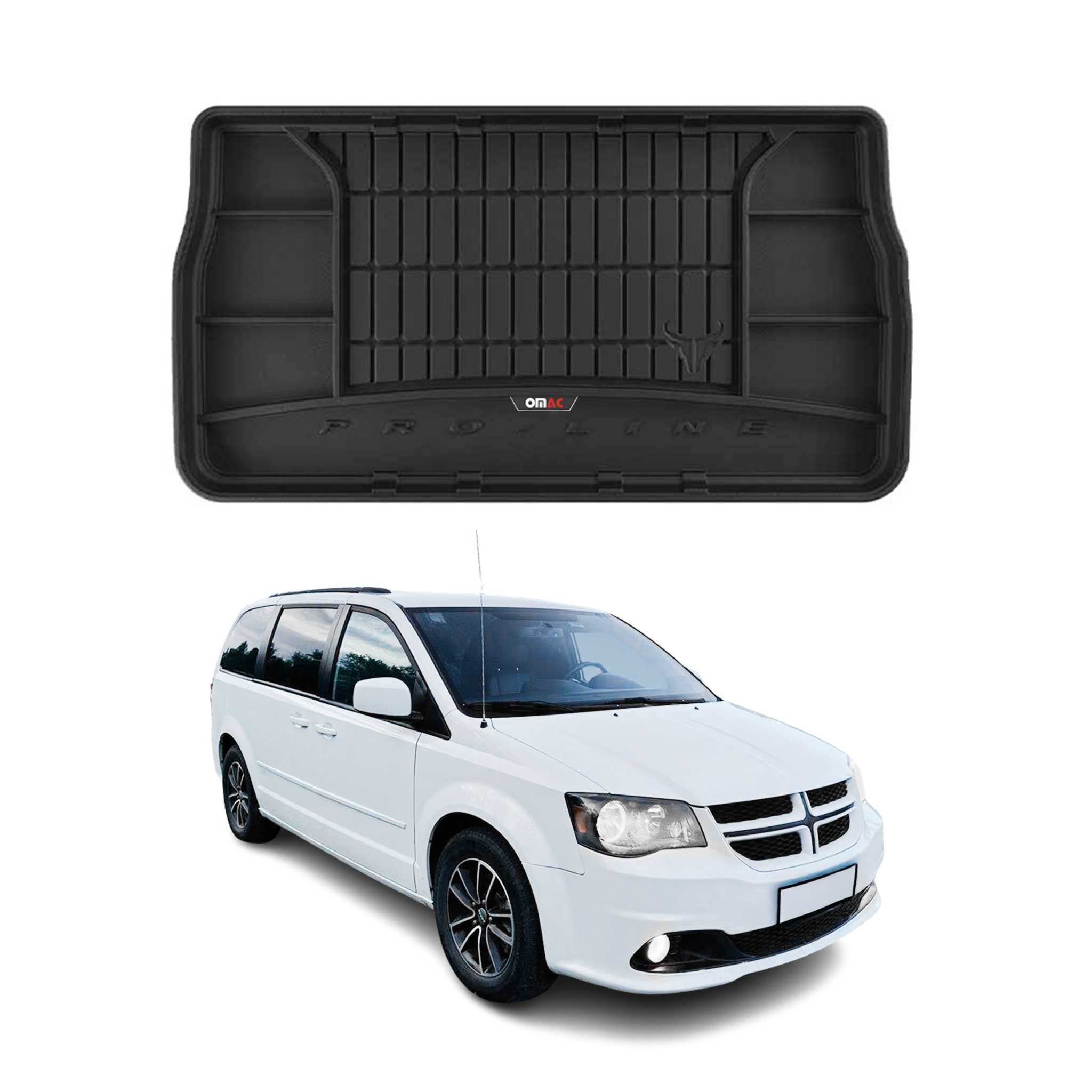 OMAC Kofferraummatte 2008-2020 Dodge Grand Caravan/Voyager OMAC Gummi Kofferraumwanne (1 St), für Dodge Grand Caravan / Grand Voyager 2008-2020 Dodge Grand Caravan / Grand Voyager 2008-2020, Einfache Installation,Antirutsch,Leicht zu reinigen,Leichtgewicht