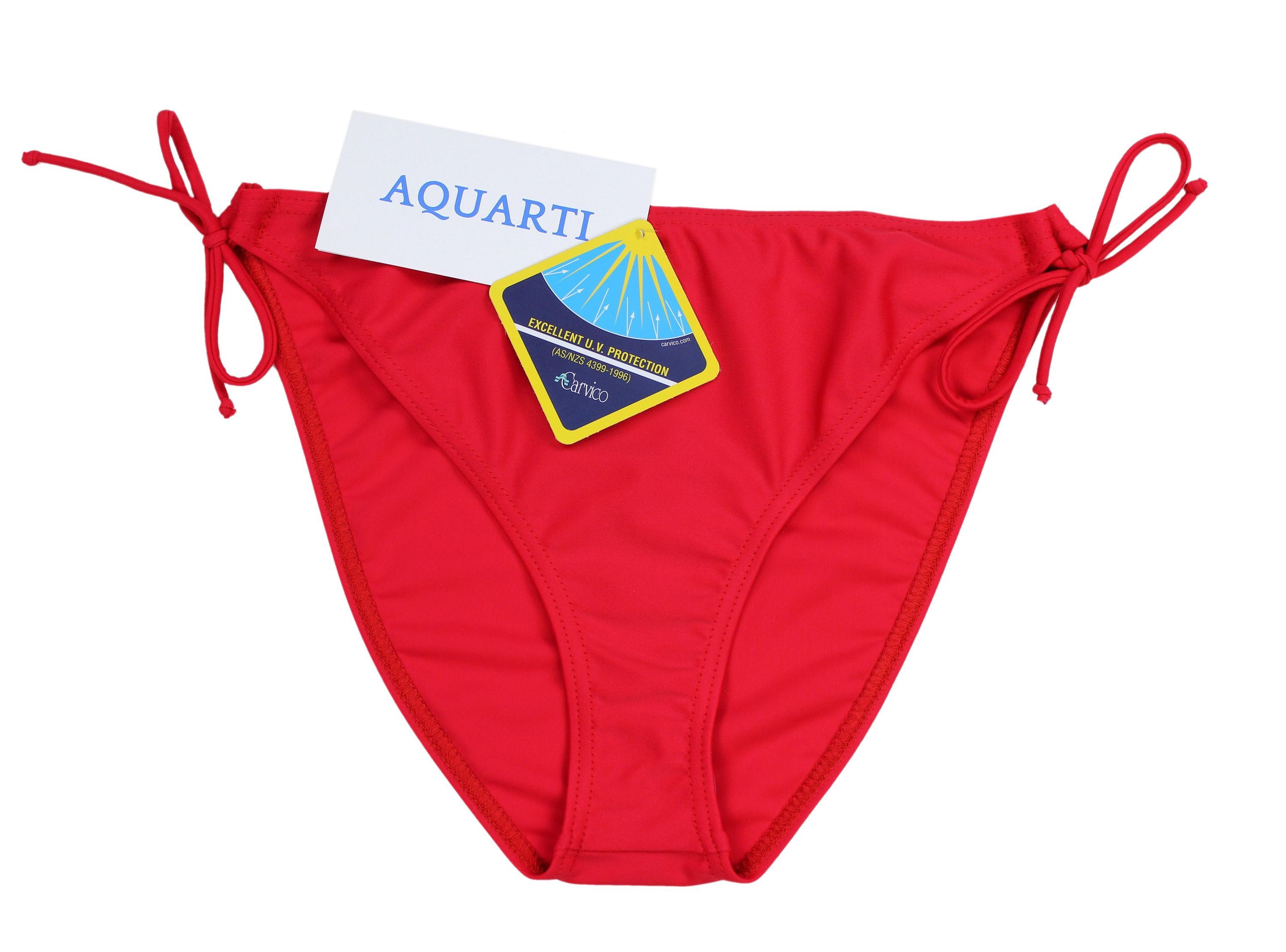 Aquarti Bikini-Hose Aquarti Damen Bikinihose Seitlich Gebunden Bikinislip Höschen – Bild 4 von 5