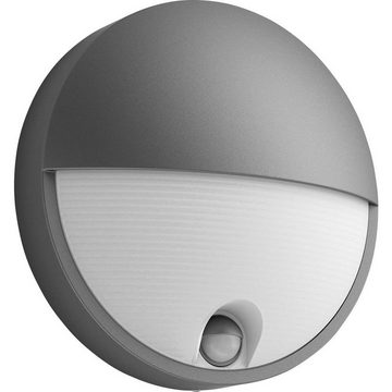 Philips Lighting Außen-Deckenleuchte LED-Außenwandleuchte mit Bewegungsmelder, Inkl. Diffusor