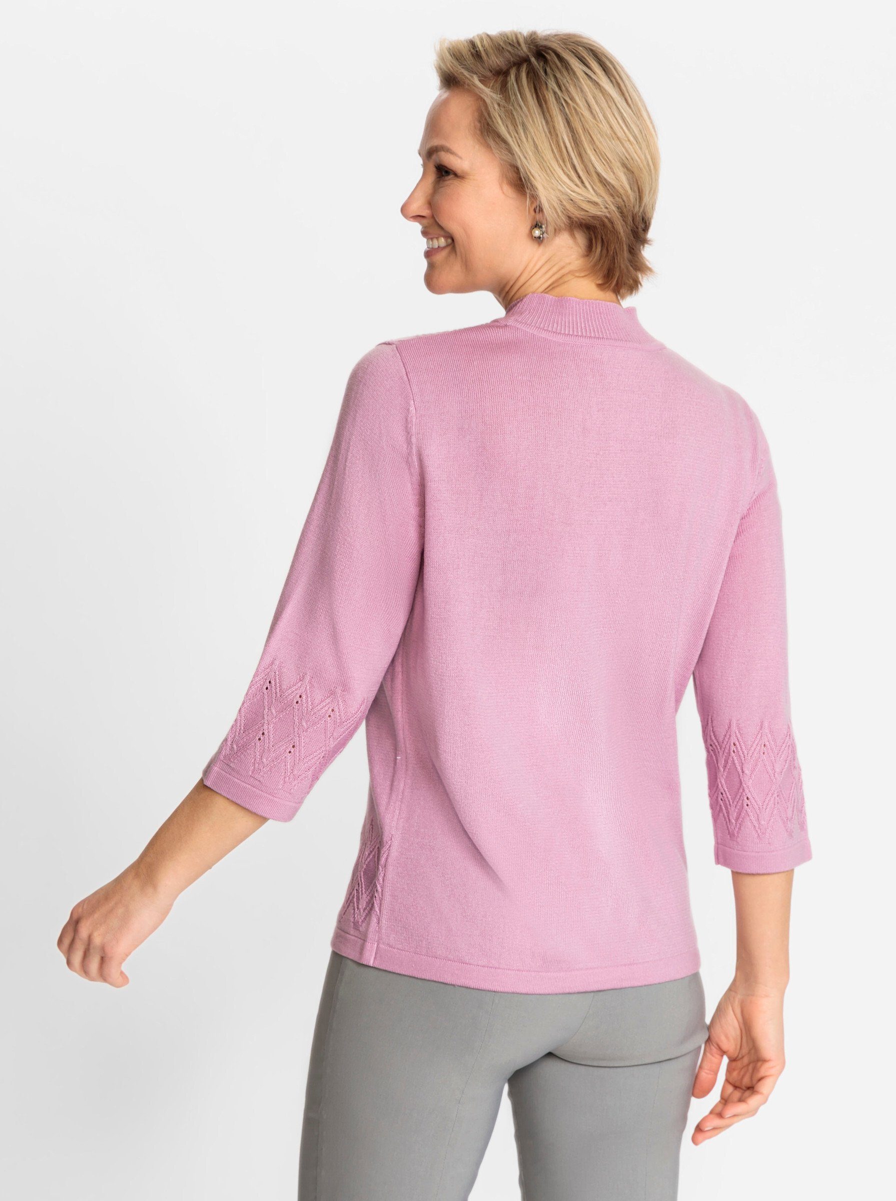 rosé WEIDEN Strickpullover WITT