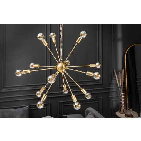 riess-ambiente Hängeleuchte SPUTNIK 87cm gold, ohne Leuchtmittel, Wohnzimmer · Metall · Esszimmer · Pendel · Modern