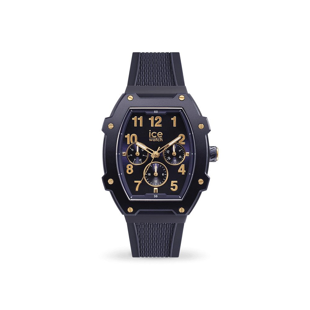 ice-watch Quarzuhr Ice-Watch Ice Boliday Plastic Gold Blue (M) 023314, Ice- günstig online kaufen
