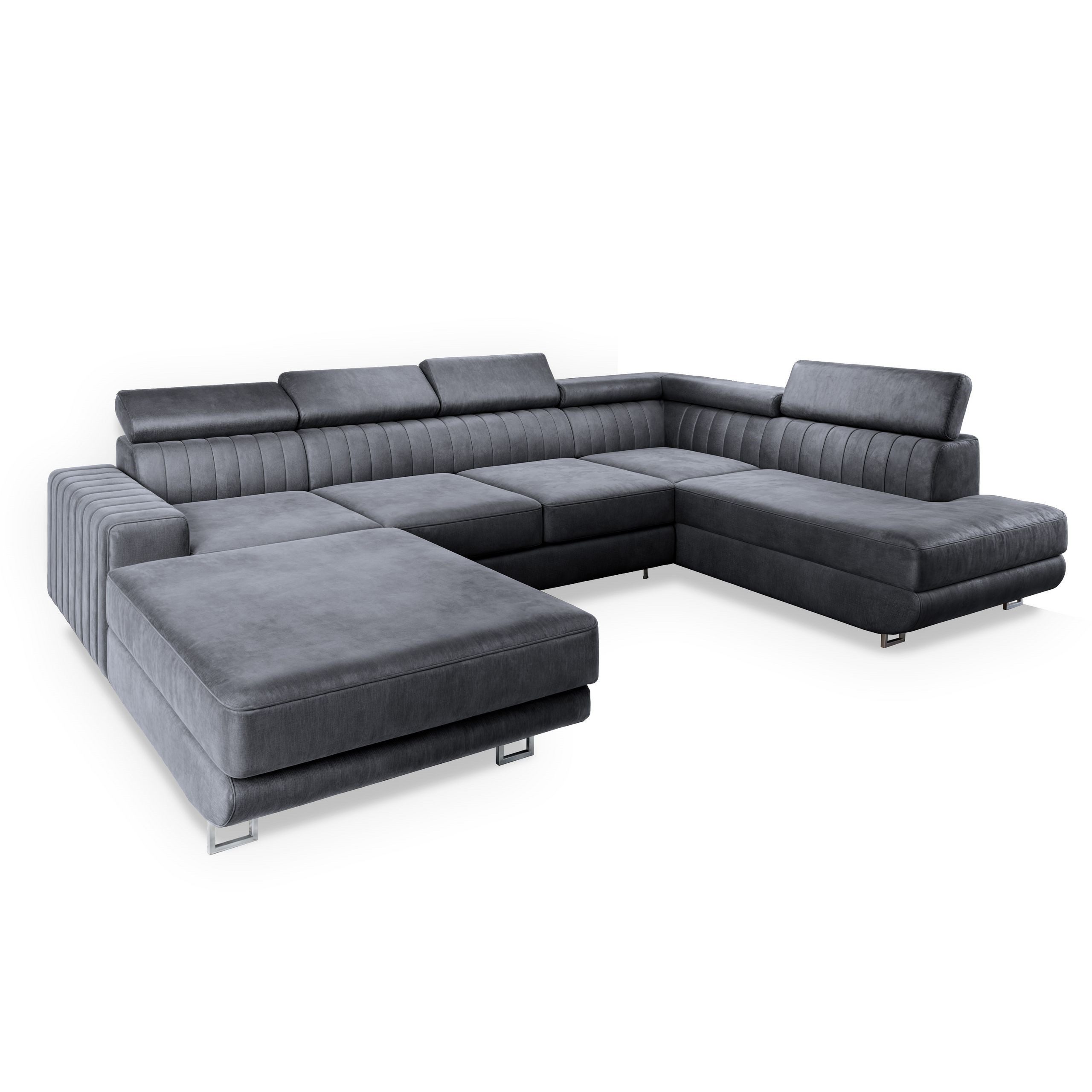 Masseno Ecksofa SIENA mit Schlaffunktion U-Form, Sofa mit Bettkasten günstig online kaufen