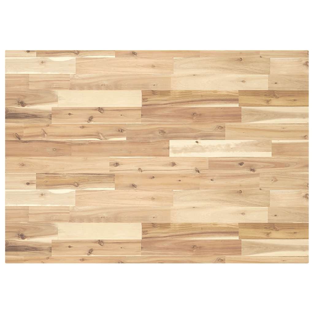 vidaXL Tischplatte Tischplatte Rechteckig 100x70x4 cm Massivholz (1 St)