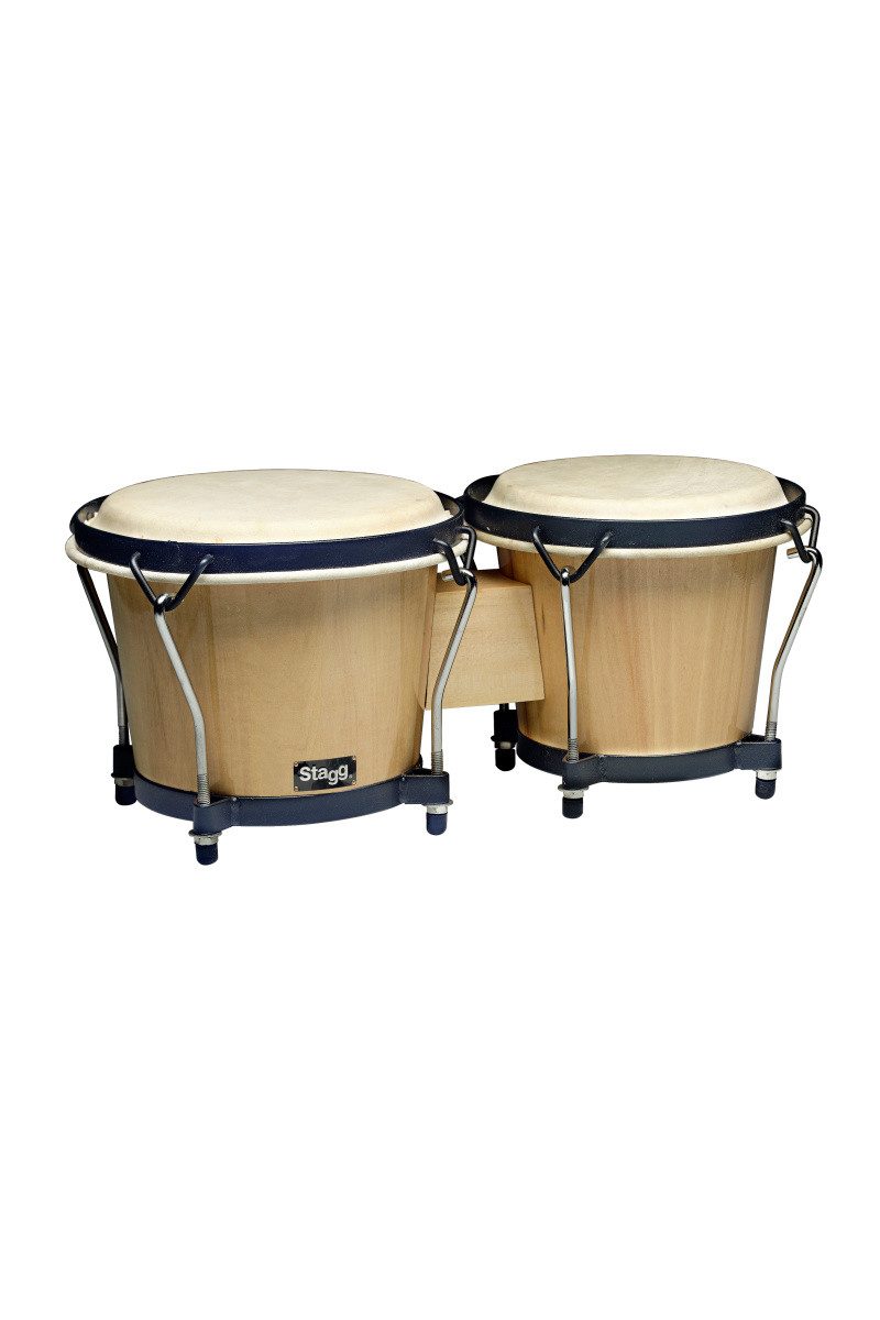 Bongo BW-70-N 6, + 7, Traditionelles Bongo Set mit Holzkessel