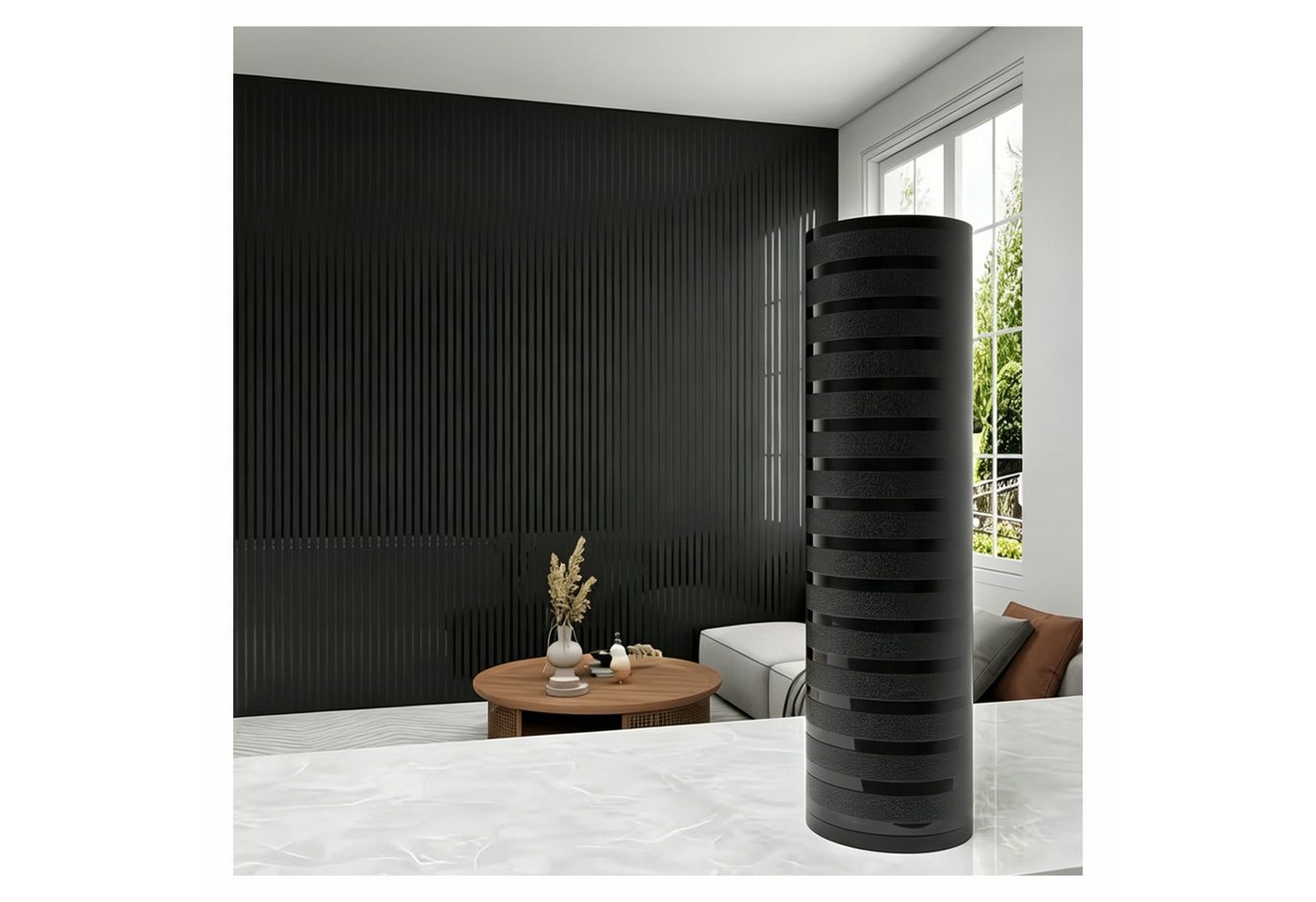 Diwzbyn 3D Wandpaneel Dekorative 3D-Raster-Wandpaneele, selbstklebende Wandtapete, (1-tlg) selbstklebende Spiegel-Raster-Wandpaneele, zuschneidbar und abnehmbar