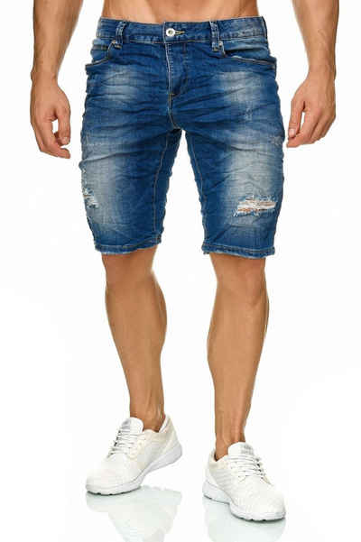 LEO GUTTI Jeansshorts »Herren Jeans Shorts LINO« (1-tlg) 2270 in Blau