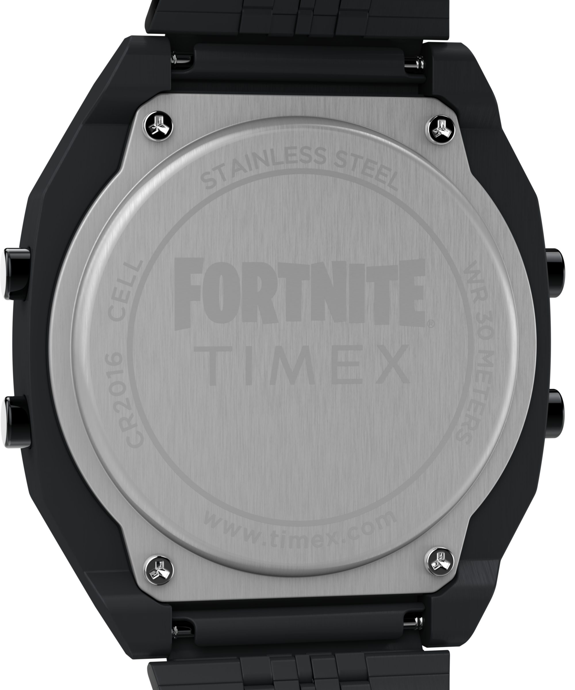 Timex Chronograph TIMEX x FORTNITE TIMEX T80 TW2Y46000YH, Quarzuhr, Armbanduhr,Herrenuhr,Edelstahlarmband, Stoppfunktion,digital