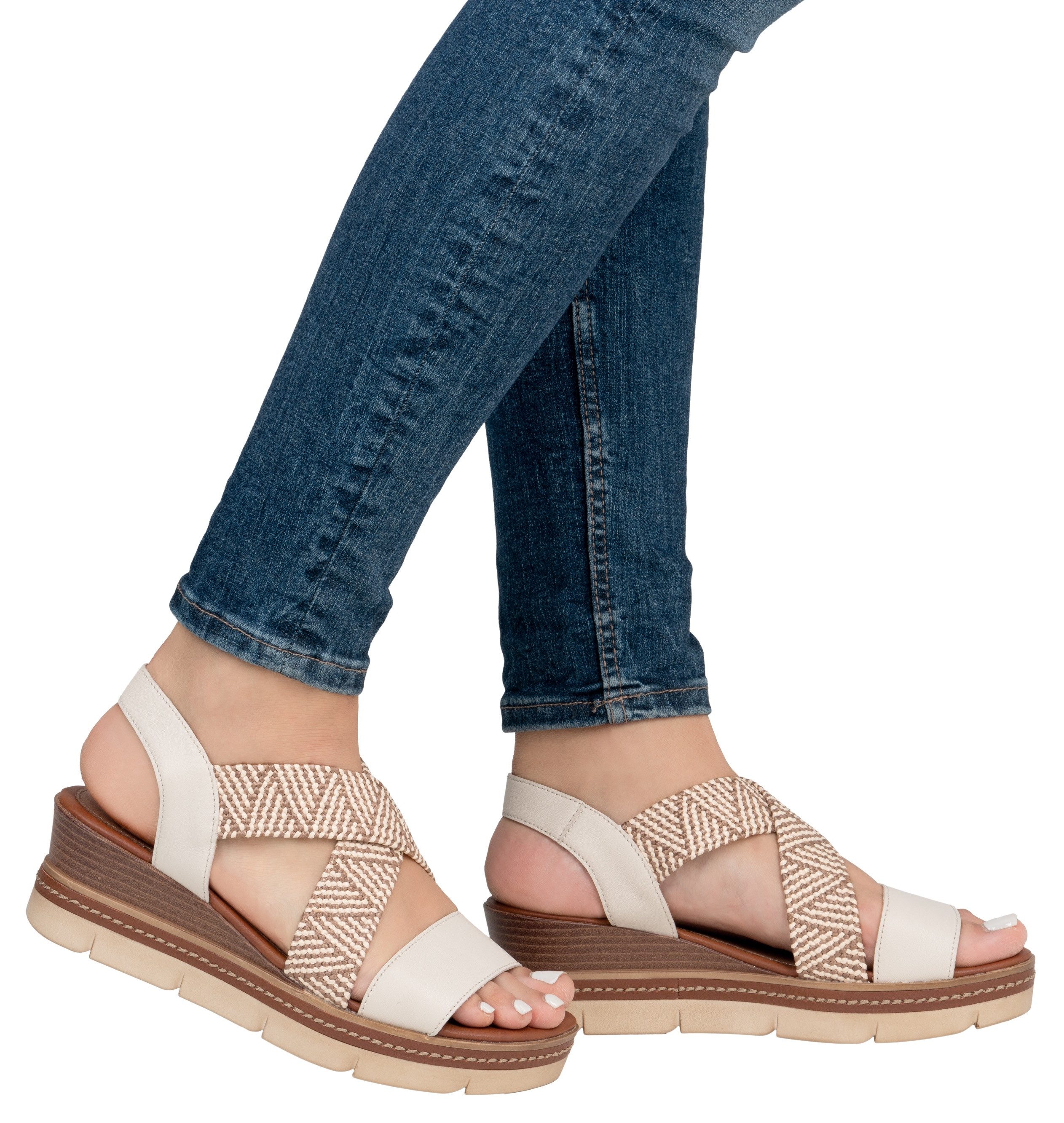 Remonte Keilsandalette, Riemchensandale, Sommerschuh, Bequemschuh mit günstig online kaufen