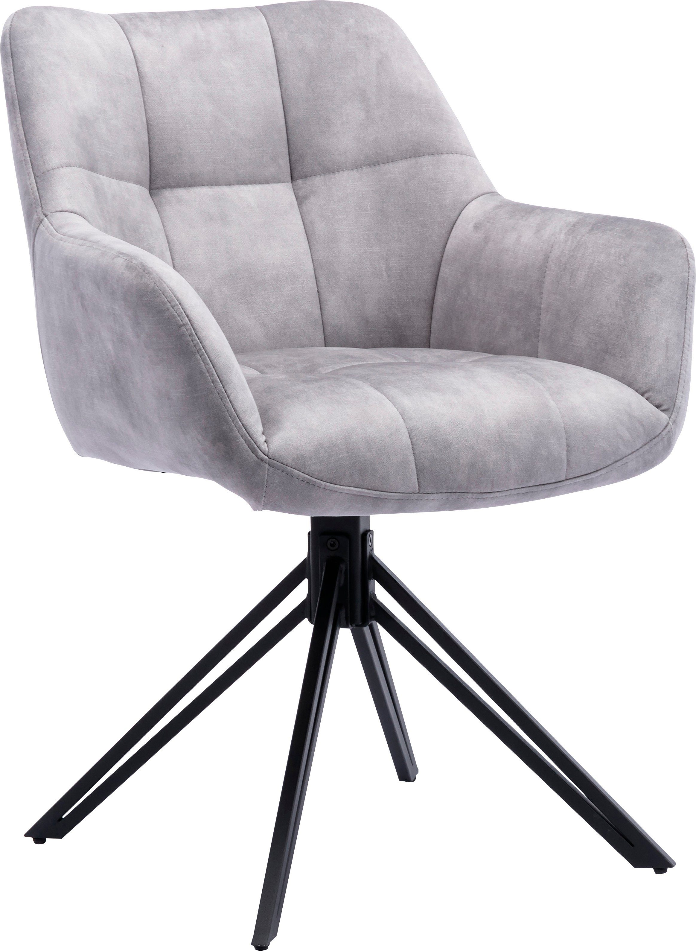 Home affaire Drehstuhl Soller, TOPSELLER! (Set, 2 St), Luxus-Microfaser Bez günstig online kaufen