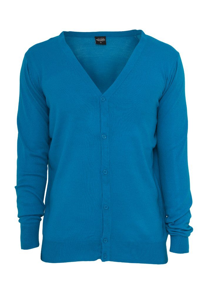 URBAN CLASSICS Strickjacke Herren Knitted Cardigan (1-tlg) TB405 turquoise Knitted