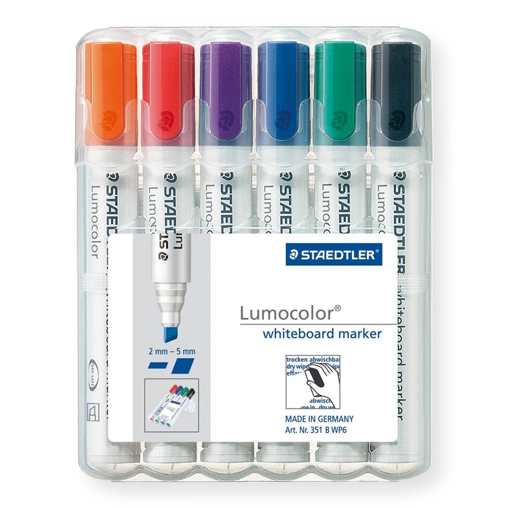 Lumocolor® STAEDTLER B WP6 6 Marker Whiteboard 351 –