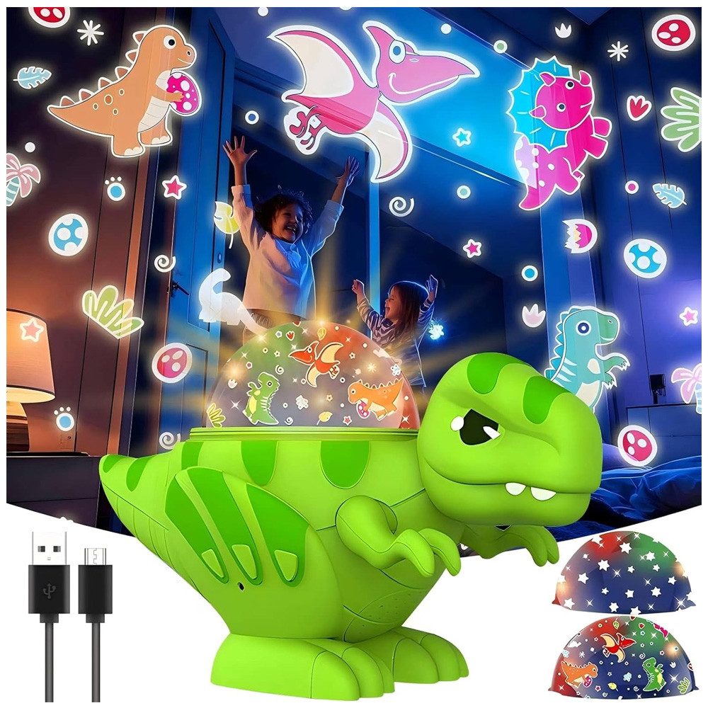 QUBEBU LED Nachtlicht Dinosaurier Sternenhimmel Projektor Kinder Geschenke günstig online kaufen